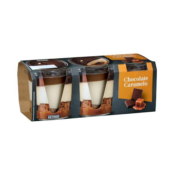 Imagen de Postre chocolate caramelo Hacendado