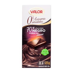 Chocolate 70% negro Valor 0% azúcares añadidos