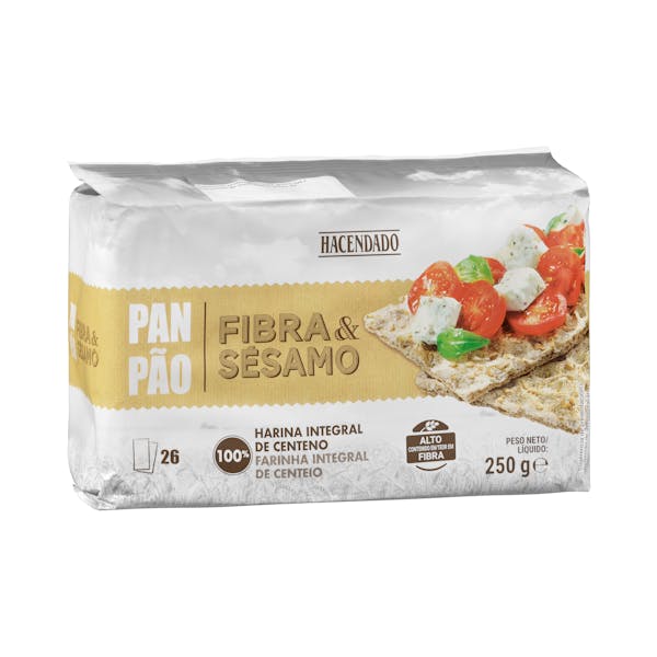 Imagen de Pan de fibra y sésamo Hacendado