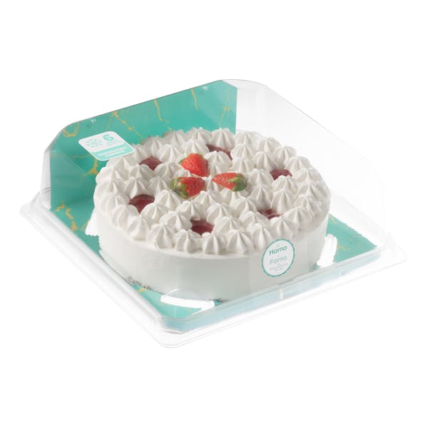 Tarta delicia de fresa Hacendado congelada