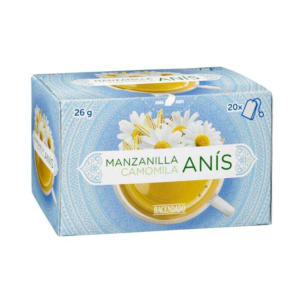 Imagen de Infusión Manzanilla con anís Hacendado