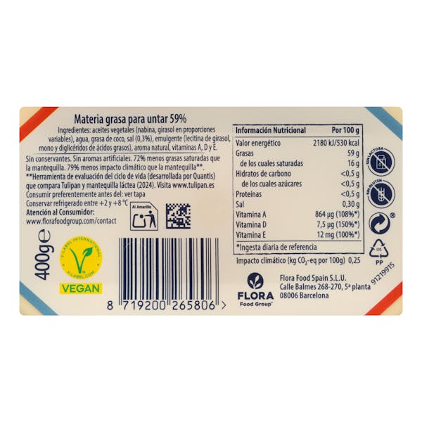 Margarina Tulipán Original