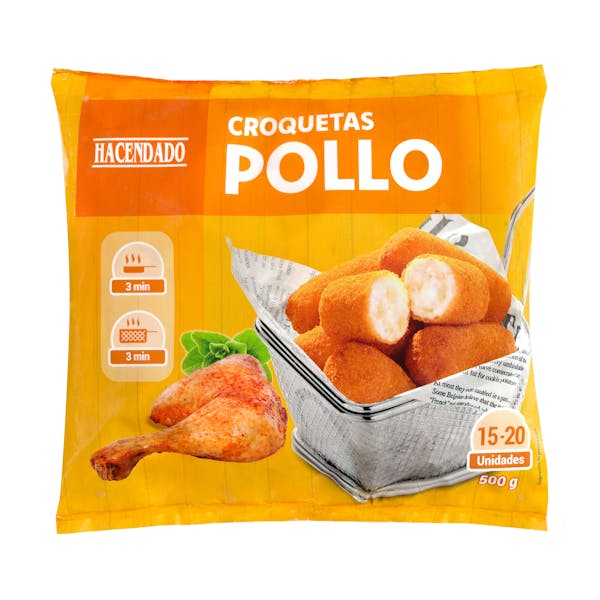 Croquetas de pollo Hacendado ultracongeladas Mercadona compra online
