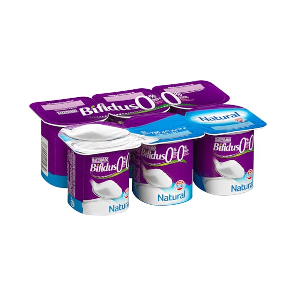 Yogur líquido desnatado de Fresa Hacendado 0% m.g 0% sin azúcares añadidos