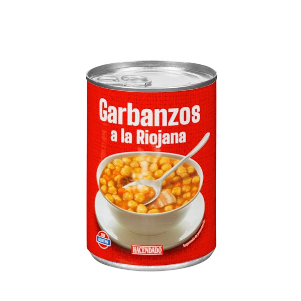 Imagen de Garbanzos a la riojana Hacendado