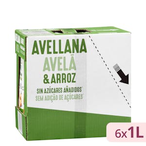 Bebida de avellana y arroz sin azúcares añadidos Hacendado