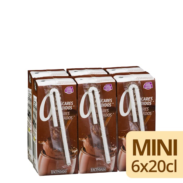 Imagen de Batido de chocolate Hacendado 0% sin azúcares añadidos