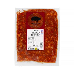 Zorza de cerdo picadillo de chorizo