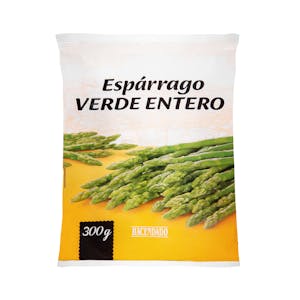 Espárrago verde entero Hacendado ultracongelado