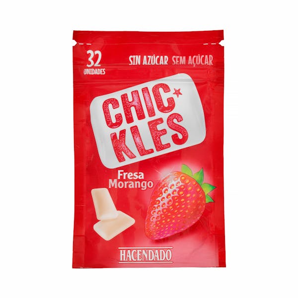 Imagen de Chicles fresa gragea Hacendado