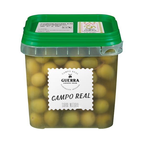 Aceitunas verdes campo real Guerra