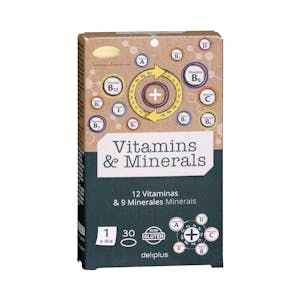 Comprimidos Vitaminas y Minerales Deliplus