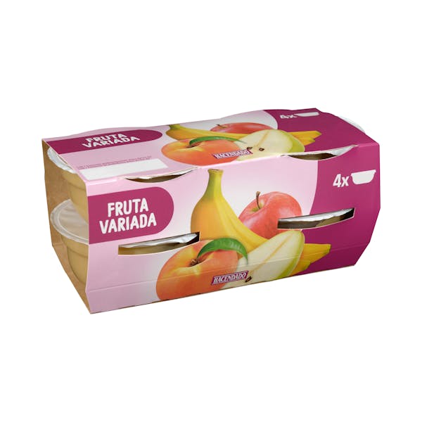 Imagen de Papilla fruta variada Hacendado +4 meses