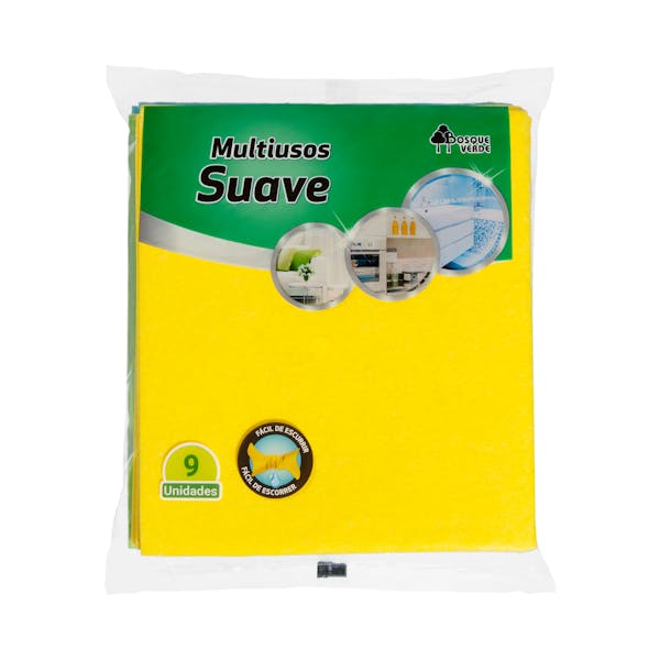 Bayeta suave multiusos Bosque Verde