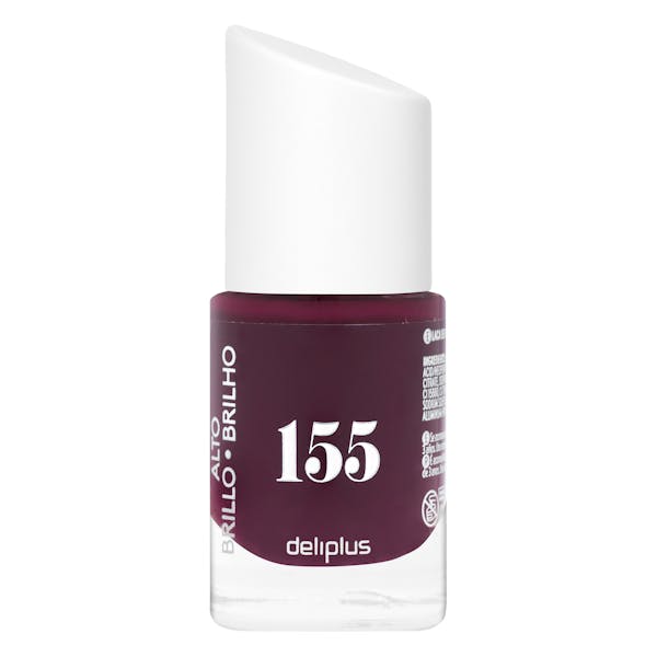 Imagen de Laca de uñas alto brillo Deliplus 155 burdeos