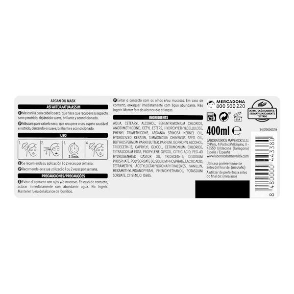 Etiqueta / ingredientes