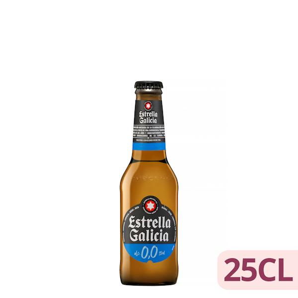 Imagen de Cerveza 0,0% sin alcohol Estrella Galicia
