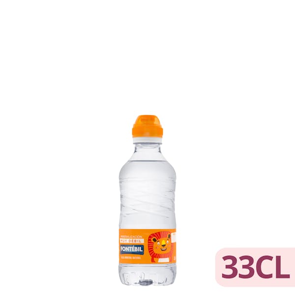 Agua mineral pequeña Fontébil tapón infantil