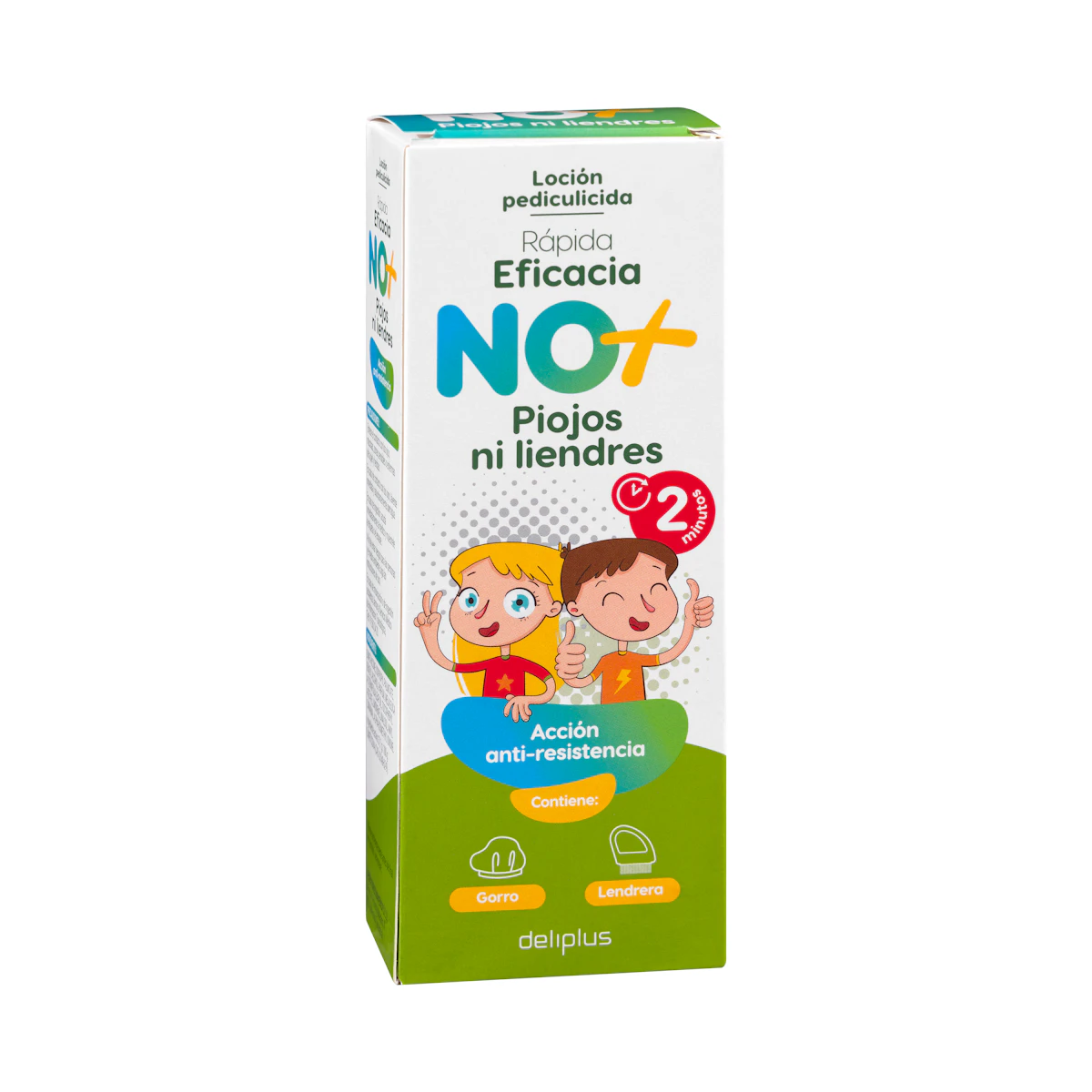 Loción No+ piojos ni liendres – Mercadona – صورة إعلانية للمنتج