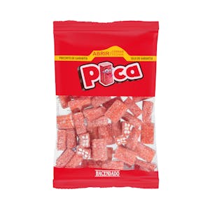 Golosinas ladrillos con pica Hacendado sabor fresa y nata ácida