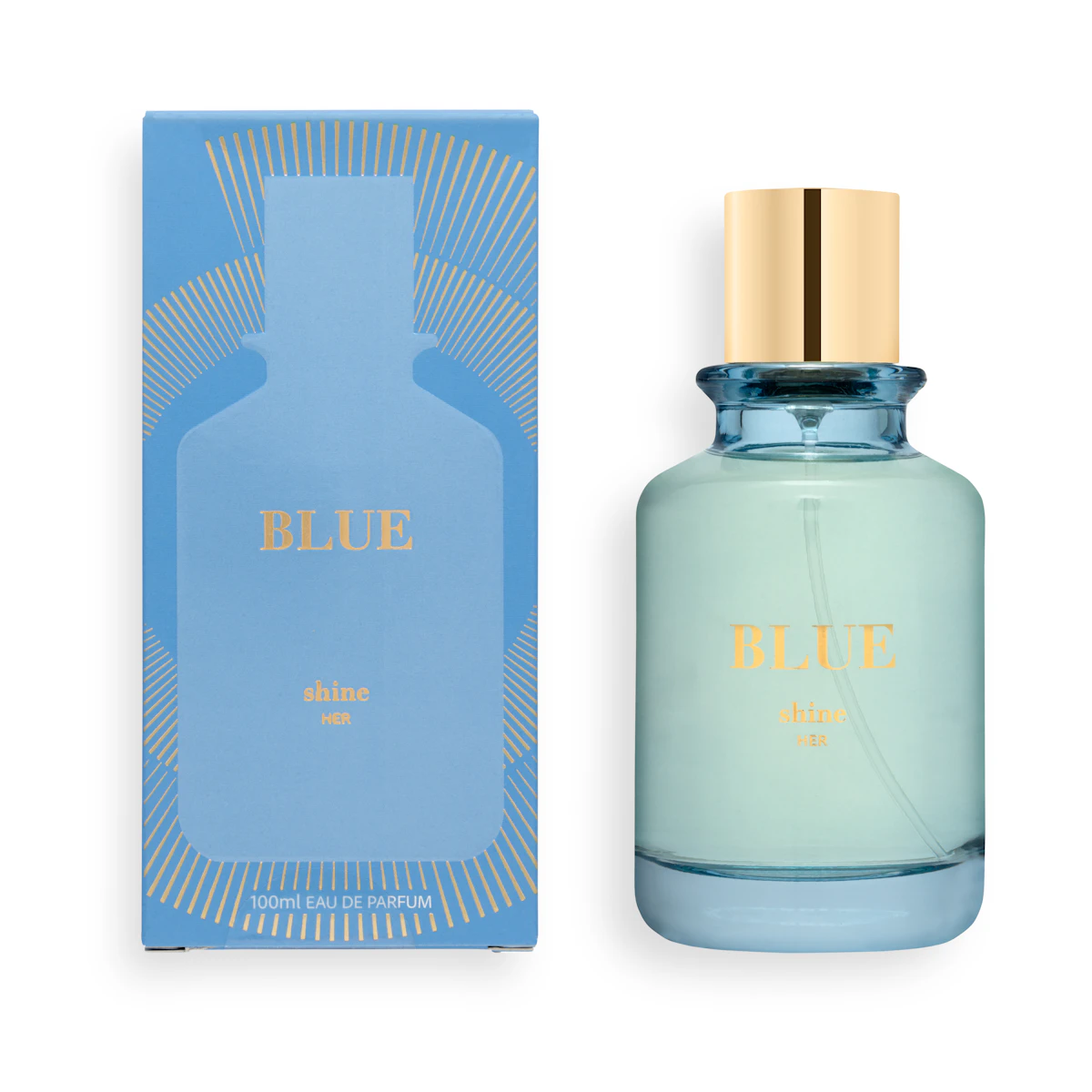 Eau de parfum mujer Blue Shine – Mercadona – صورة إعلانية للمنتج