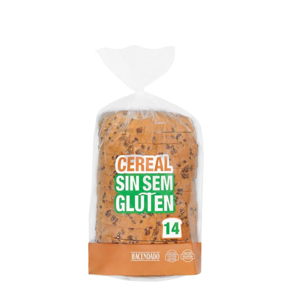 Imagen de Pan de molde cereales sin gluten Hacendado