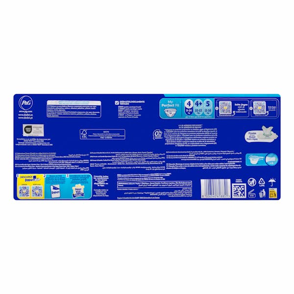 Pañales bebé talla 4 Dodot de 9-14 kg