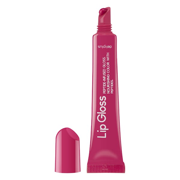 Brillo de labios Lip Gloss Deliplus 02 rosa medio con péptidos