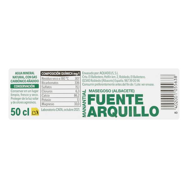 Etiqueta / ingredientes