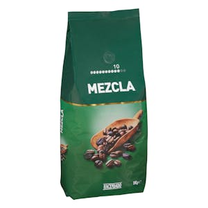 Café en grano mezcla fuerte Hacendado