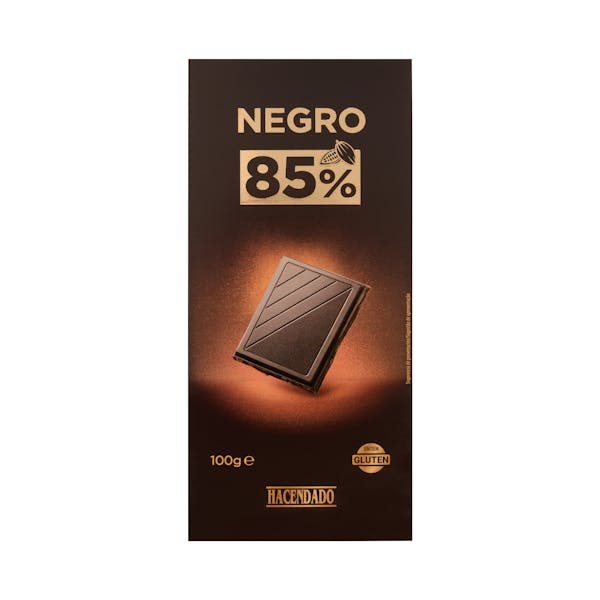 Chocolate negro 85% cacao Hacendado