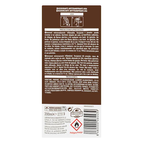 Etiqueta / ingredientes