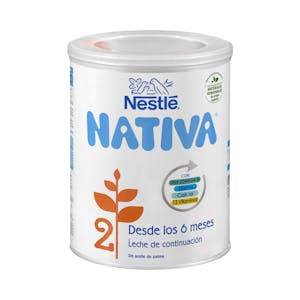 Leche para lactantes en polvo 1 Nativa Nestlé - Bote 800 g