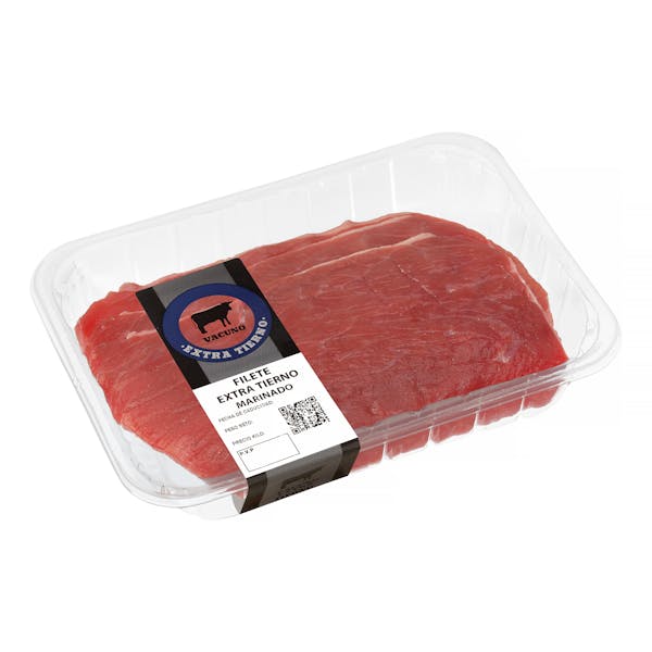 Filetes de vacuno marinado extra tiernos