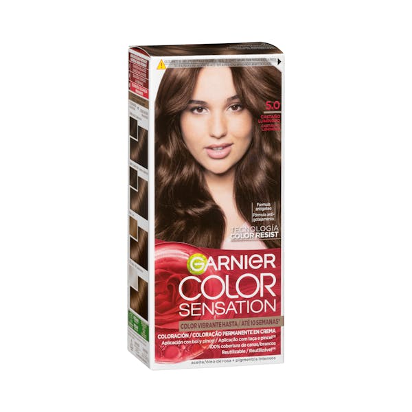 Imagen de Coloración permanente 5.0 castaño luminoso Color Sensation