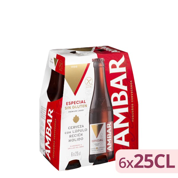 Cerveza sin gluten Ambar