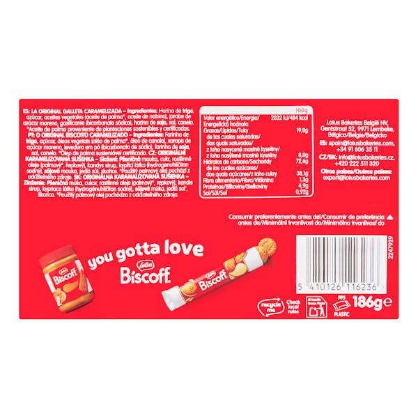 Galletas caramelizadas Lotus Biscoff