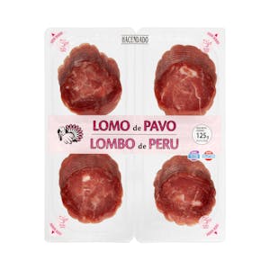 Lomo de Pavo Hacendado Lonchas 0.125 KG