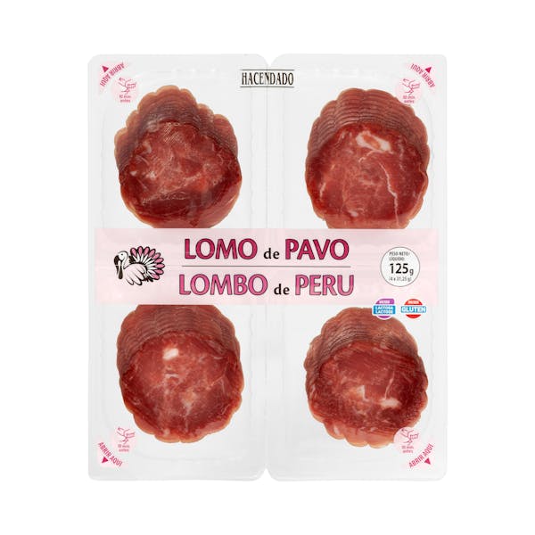 Imagen de Lomo de pavo Hacendado lonchas