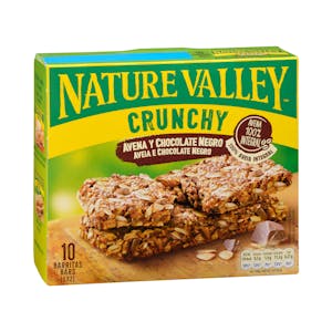 Barritas de avena Crunchy Nature Valley con chocolate negro
