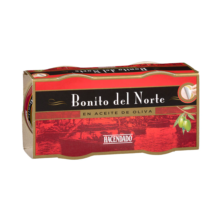 Bonito del norte en aceite de oliva Hacendado – Mercadona – صورة المنتج