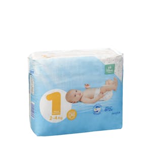 Pañales bebé talla 1 de 2-4 kg Deliplus