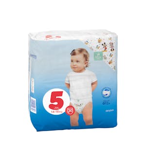 Pañales bebé talla 5 de 14-18 kg Deliplus