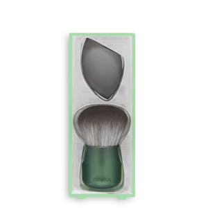 Kit verde de pinceles maquillaje Deliplus