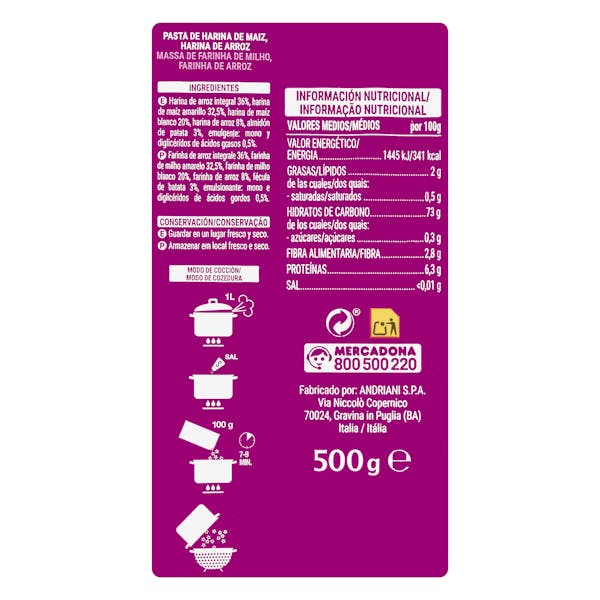 Pasta estrellas sin gluten Felicia