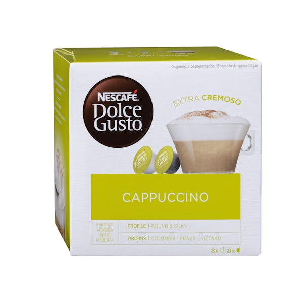 Café en cápsula cappuccino Dolce Gusto Mercadona compra