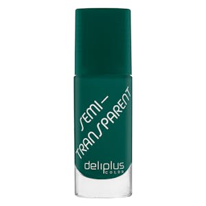 Laca de uñas semi-transparente Deliplus 114 verde
