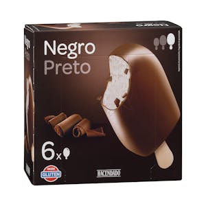 Helado negro Hacendado