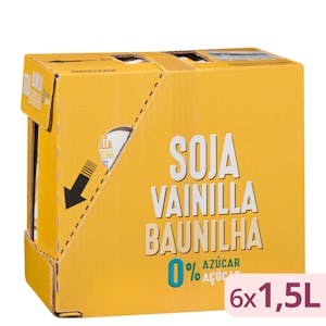 Bebida de soja sabor vainilla Hacendado 0% azúcar