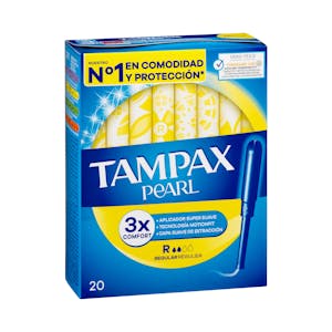 Tampones regular Tampax Pearl con aplicador